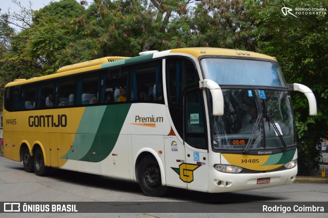 Empresa Gontijo de Transportes 14485 na cidade de São Paulo, São Paulo, Brasil, por Rodrigo Coimbra. ID da foto: 10606845.