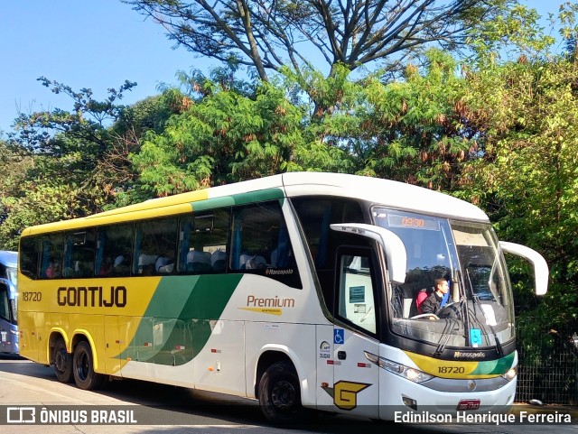 Empresa Gontijo de Transportes 18720 na cidade de São Paulo, São Paulo, Brasil, por Edinilson Henrique Ferreira. ID da foto: 10606159.