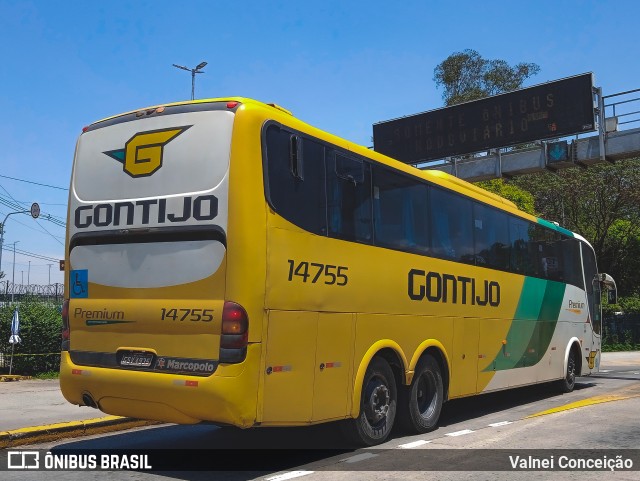 Empresa Gontijo de Transportes 14755 na cidade de São Paulo, São Paulo, Brasil, por Valnei Conceição. ID da foto: 10605110.