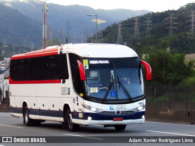 Breda Transportes e Serviços 1632 na cidade de Cubatão, São Paulo, Brasil, por Adam Xavier Rodrigues Lima. ID da foto: 10605699.