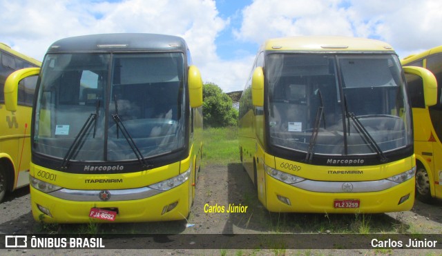 Viação Itapemirim 60001 na cidade de Recife, Pernambuco, Brasil, por Carlos Júnior. Número da foto: #10605673.