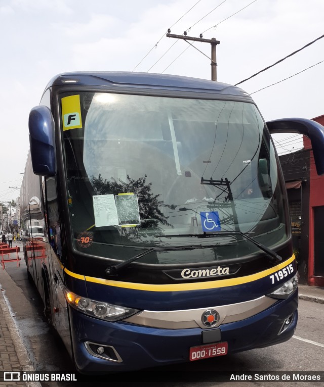 Viação Cometa 719515 na cidade de São Paulo, São Paulo, Brasil, por Andre Santos de Moraes. Número da foto: #10606648.