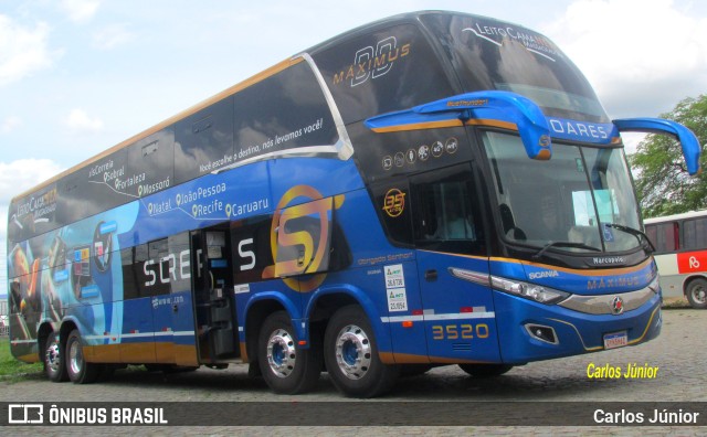 Soares Turismo e Fretamento 3520 na cidade de Caruaru, Pernambuco, Brasil, por Carlos Júnior. Número da foto: #10605598.