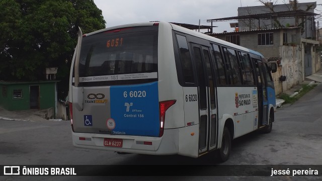 Transwolff Transportes e Turismo 6 6020 na cidade de São Paulo, São Paulo, Brasil, por jessé pereira. ID da foto: 10609836.