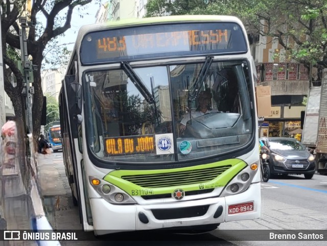 Viação VG B31104 na cidade de Rio de Janeiro, Rio de Janeiro, Brasil, por Brenno Santos. Número da foto: #10608099.