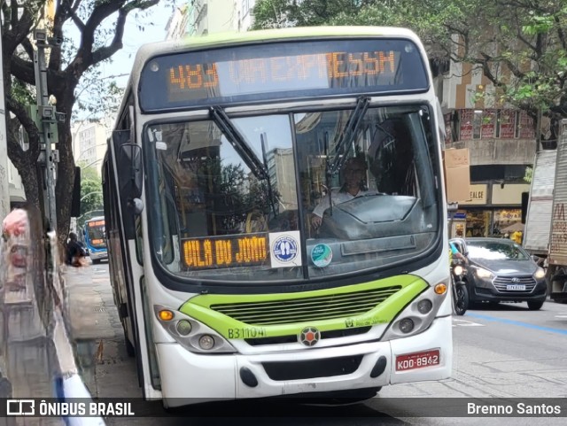 Viação VG B31104 na cidade de Rio de Janeiro, Rio de Janeiro, Brasil, por Brenno Santos. ID da foto: 10608099.