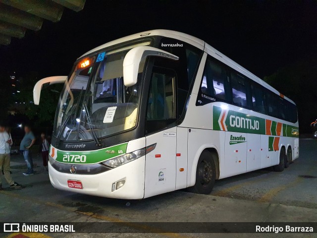 Empresa Gontijo de Transportes 21720 na cidade de Belo Horizonte, Minas Gerais, Brasil, por Rodrigo Barraza. ID da foto: 10608659.