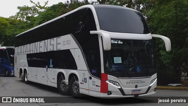 Auto Viação Catarinense 321303 na cidade de São Paulo, São Paulo, Brasil, por jessé pereira. Número da foto: #10609766.
