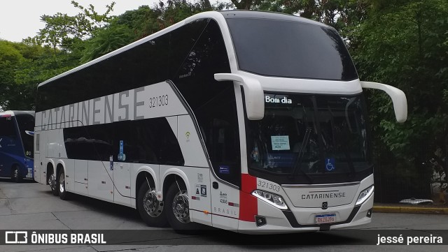 Auto Viação Catarinense 321303 na cidade de São Paulo, São Paulo, Brasil, por jessé pereira. ID da foto: 10609766.