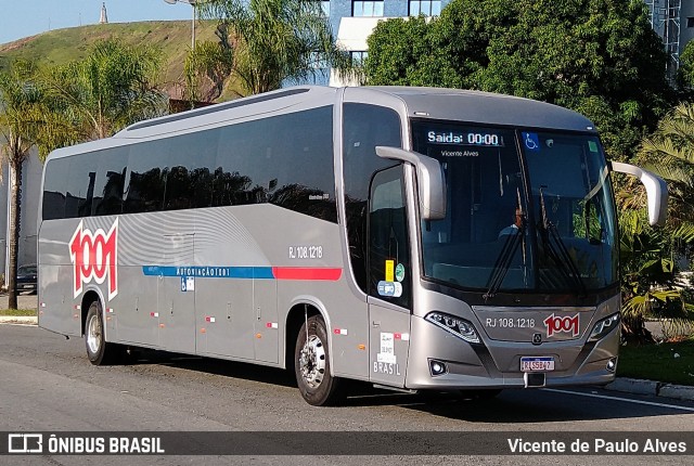 Auto Viação 1001 RJ 108.1218 na cidade de Aparecida, São Paulo, Brasil, por Vicente de Paulo Alves. Número da foto: #10610396.