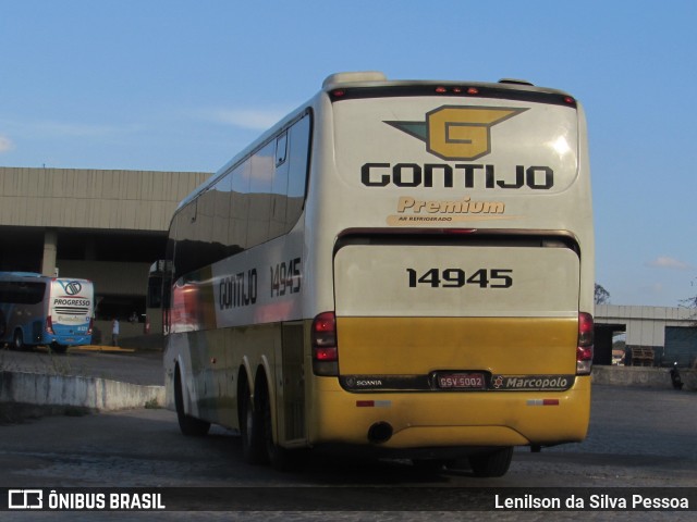 Empresa Gontijo de Transportes 14945 na cidade de Caruaru, Pernambuco, Brasil, por Lenilson da Silva Pessoa. Número da foto: #10608190.