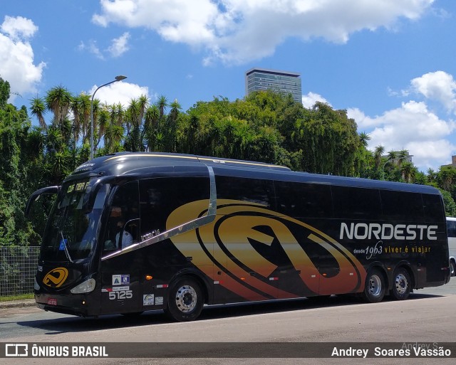 Expresso Nordeste 5125 na cidade de Curitiba, Paraná, Brasil, por Andrey  Soares Vassão. ID da foto: 10608030.