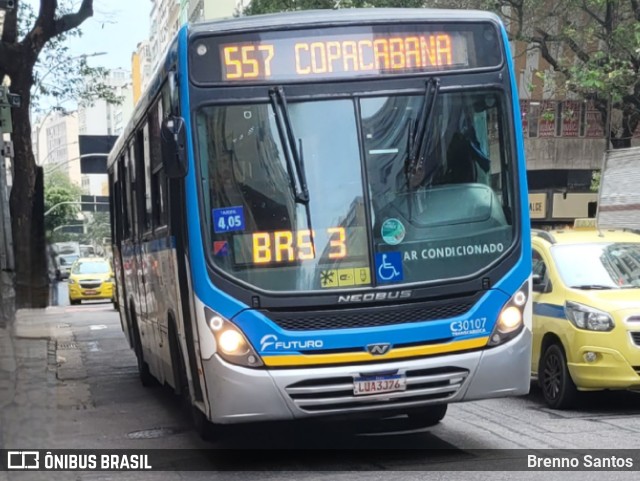 Transportes Futuro C30107 na cidade de Rio de Janeiro, Rio de Janeiro, Brasil, por Brenno Santos. ID da foto: 10608082.