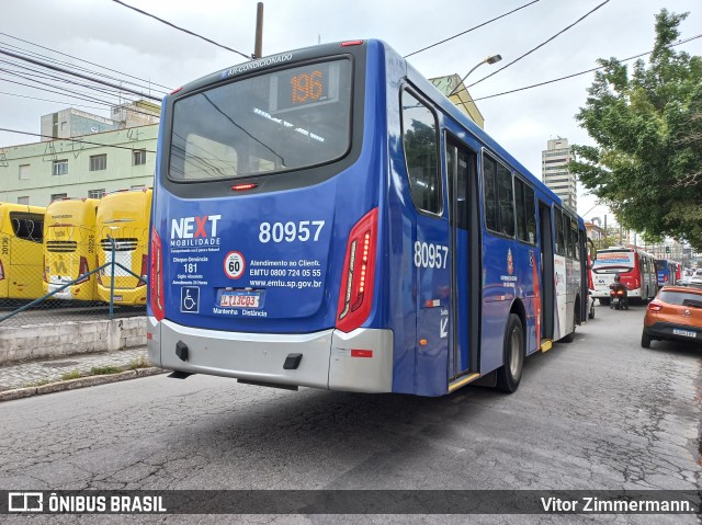 Next Mobilidade - ABC Sistema de Transporte 80957 na cidade de Santo André, São Paulo, Brasil, por Vitor Zimmermann.. ID da foto: 10607911.