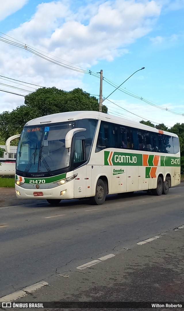 Empresa Gontijo de Transportes 21470 na cidade de Governador Valadares, Minas Gerais, Brasil, por Wilton Roberto. ID da foto: 10608498.