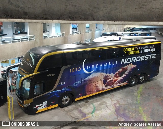 Expresso Nordeste 5500 na cidade de Curitiba, Paraná, Brasil, por Andrey  Soares Vassão. Número da foto: #10608029.