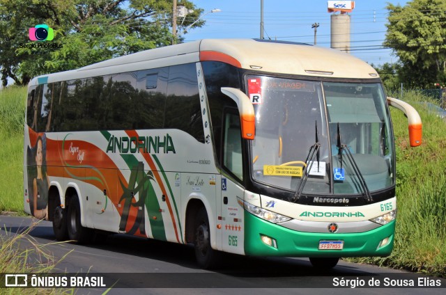 Empresa de Transportes Andorinha 6165 na cidade de Campinas, São Paulo, Brasil, por Sérgio de Sousa Elias. ID da foto: 10610266.