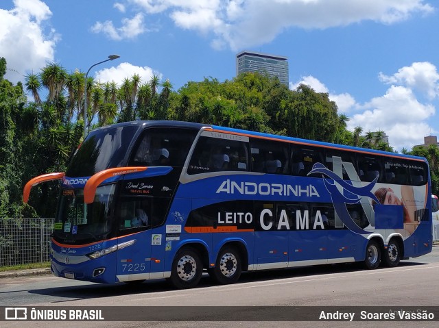 Empresa de Transportes Andorinha 7225 na cidade de Curitiba, Paraná, Brasil, por Andrey  Soares Vassão. ID da foto: 10607586.