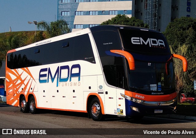 EMDA Tur 2850 na cidade de Aparecida, São Paulo, Brasil, por Vicente de Paulo Alves. ID da foto: 10610425.