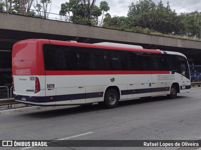 Viação Piracicabana 5020 na cidade de São Paulo, São Paulo, Brasil, por Rafael Lopes de Oliveira. ID da foto: 10608272.