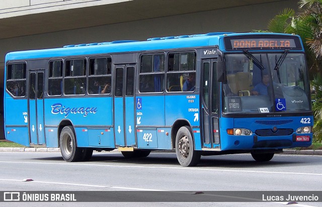 Biguaçu Transportes Coletivos Administração e Participação 422 na cidade de Florianópolis, Santa Catarina, Brasil, por Lucas Juvencio. ID da foto: 10609290.