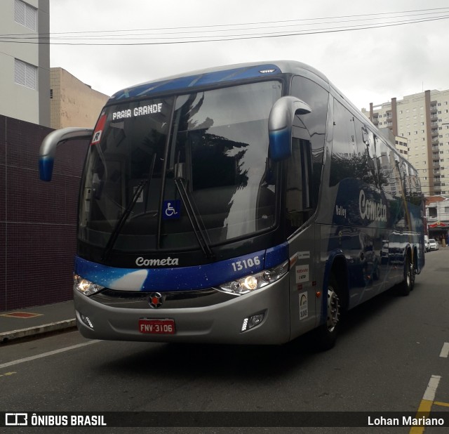 Viação Cometa 13106 na cidade de São Caetano do Sul, São Paulo, Brasil, por Lohan Mariano. ID da foto: 10607461.