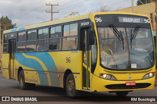 Auto Coletivo Caçador 96 na cidade de Caçador, Santa Catarina, Brasil, por RM Busologia. ID da foto: 10613798.