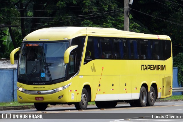 Viação Itapemirim 60017 na cidade de Sapucaia, Rio de Janeiro, Brasil, por Lucas Oliveira. ID da foto: 10612077.