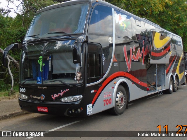 DaVivan Transportes Viajar 700 na cidade de Três Corações, Minas Gerais, Brasil, por Fábio Mateus Tibúrcio. Número da foto: #10611333.