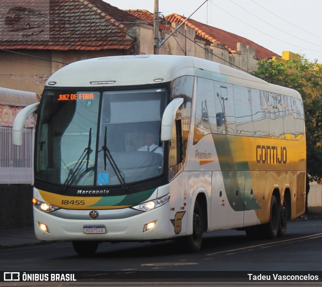 Empresa Gontijo de Transportes 18455 na cidade de Uberaba, Minas Gerais, Brasil, por Tadeu Vasconcelos. ID da foto: 10611412.