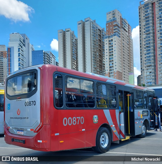 Auto Viação Urubupungá 00870 na cidade de Barueri, São Paulo, Brasil, por Michel Nowacki. ID da foto: 10613992.