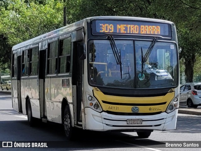 Real Auto Ônibus A41131 na cidade de Rio de Janeiro, Rio de Janeiro, Brasil, por Brenno Santos. Número da foto: #10613410.