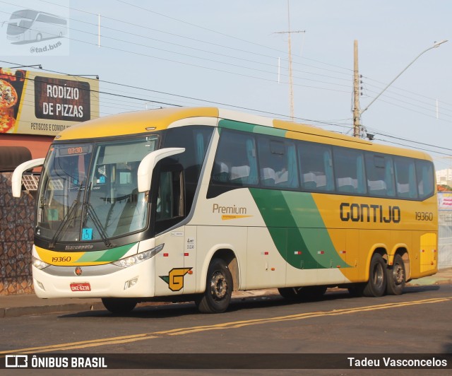 Empresa Gontijo de Transportes 19360 na cidade de Uberaba, Minas Gerais, Brasil, por Tadeu Vasconcelos. ID da foto: 10611419.