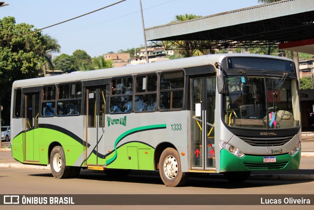 Turin Transportes 1333 na cidade de Congonhas, Minas Gerais, Brasil, por Lucas Oliveira. ID da foto: 10613829.