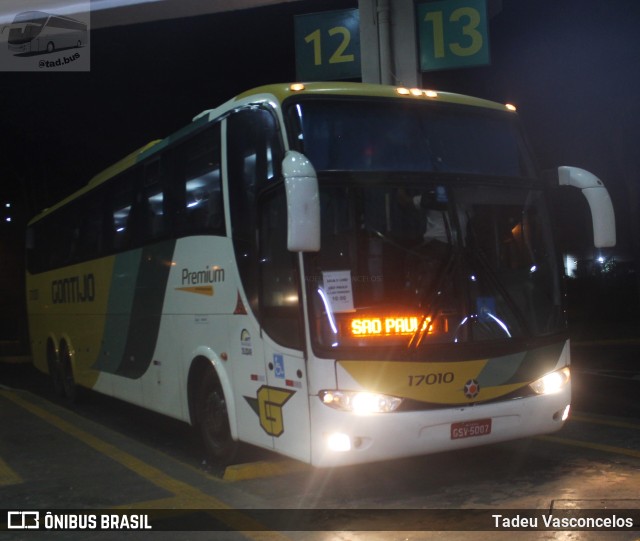 Empresa Gontijo de Transportes 17010 na cidade de Franca, São Paulo, Brasil, por Tadeu Vasconcelos. Número da foto: #10611409.