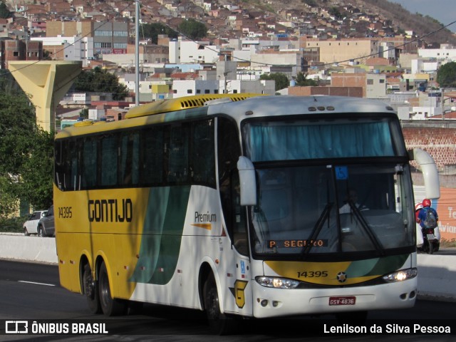 Empresa Gontijo de Transportes 14395 na cidade de Caruaru, Pernambuco, Brasil, por Lenilson da Silva Pessoa. Número da foto: #10611692.