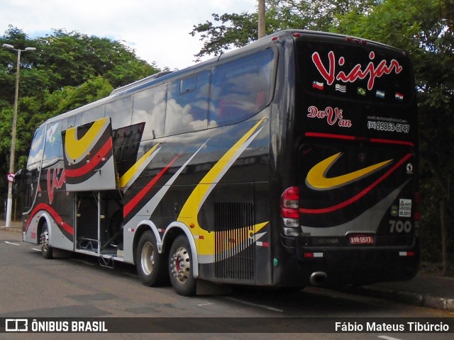 DaVivan Transportes Viajar 700 na cidade de Três Corações, Minas Gerais, Brasil, por Fábio Mateus Tibúrcio. ID da foto: 10611332.