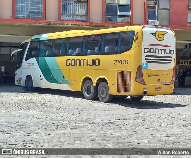 Empresa Gontijo de Transportes 21410 na cidade de Governador Valadares, Minas Gerais, Brasil, por Wilton Roberto. ID da foto: 10614910.