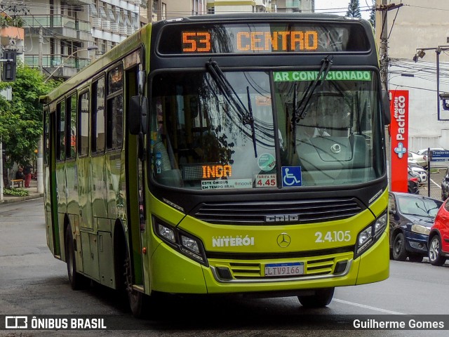 Viação Fortaleza 2.4.105 na cidade de Niterói, Rio de Janeiro, Brasil, por Guilherme Gomes. Número da foto: #10614317.