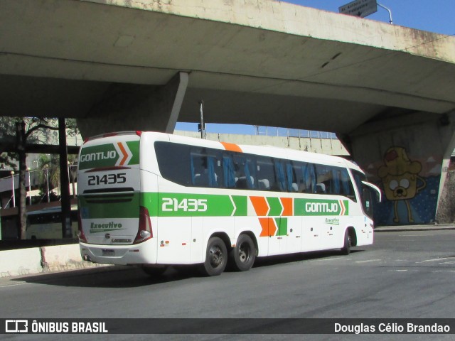 Empresa Gontijo de Transportes 21435 na cidade de Belo Horizonte, Minas Gerais, Brasil, por Douglas Célio Brandao. ID da foto: 10614693.