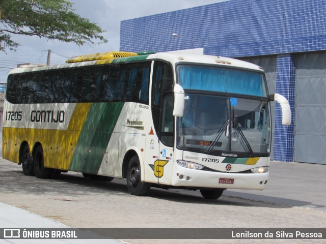 Empresa Gontijo de Transportes 17205 na cidade de Caruaru, Pernambuco, Brasil, por Lenilson da Silva Pessoa. ID da foto: 10614867.