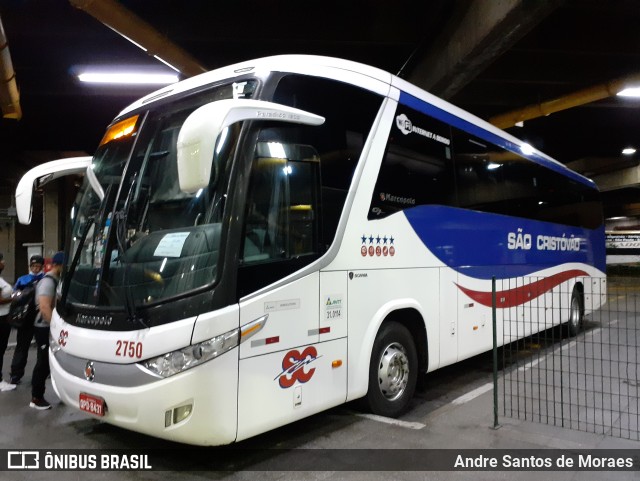 Viação São Cristóvão 2750 na cidade de São Paulo, São Paulo, Brasil, por Andre Santos de Moraes. ID da foto: 10616113.