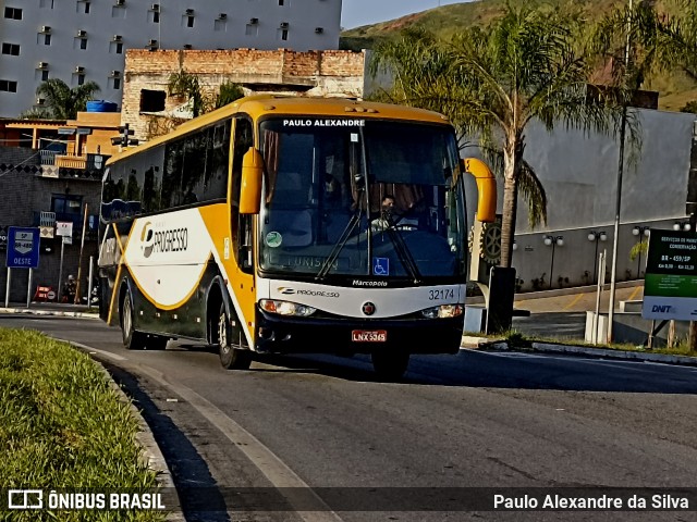 Viação Progresso 32174 na cidade de Aparecida, São Paulo, Brasil, por Paulo Alexandre da Silva. Número da foto: #10615205.