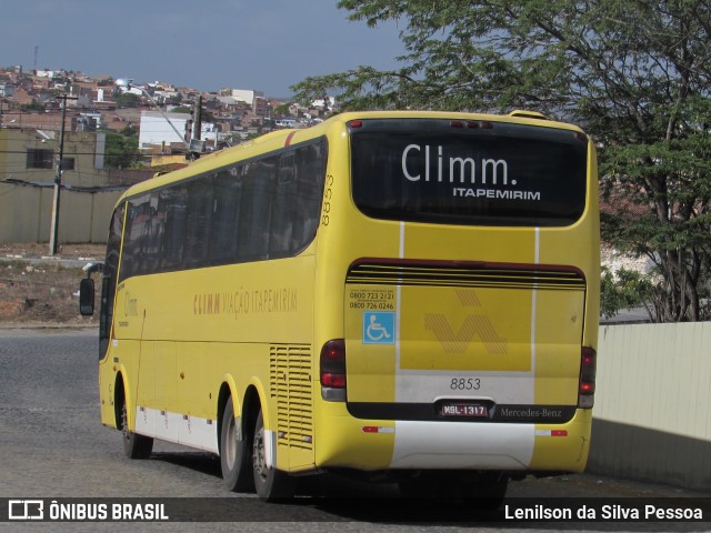 Viação Itapemirim 8853 na cidade de Caruaru, Pernambuco, Brasil, por Lenilson da Silva Pessoa. Número da foto: #10538767.