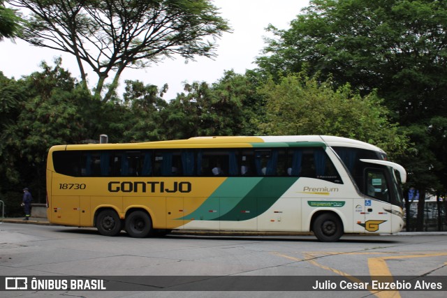 Empresa Gontijo de Transportes 18730 na cidade de São Paulo, São Paulo, Brasil, por Julio Cesar Euzebio Alves. ID da foto: 10538743.