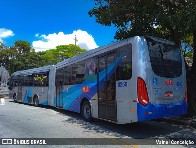 Next Mobilidade - ABC Sistema de Transporte 8260 na cidade de Diadema, São Paulo, Brasil, por Valnei Conceição. ID da foto: 10538635.