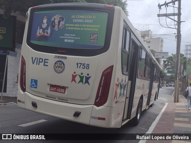 VIPE - Viação Padre Eustáquio 1758 na cidade de São Caetano do Sul, São Paulo, Brasil, por Rafael Lopes de Oliveira. Número da foto: #10540494.