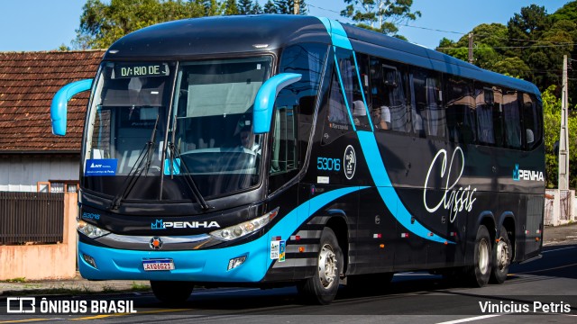 Empresa de Ônibus Nossa Senhora da Penha 53016 na cidade de Joinville, Santa Catarina, Brasil, por Vinicius Petris. Número da foto: #10539754.