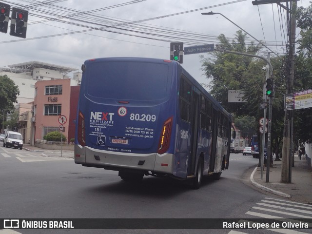 Next Mobilidade - ABC Sistema de Transporte 80.209 na cidade de São Caetano do Sul, São Paulo, Brasil, por Rafael Lopes de Oliveira. Número da foto: #10540620.