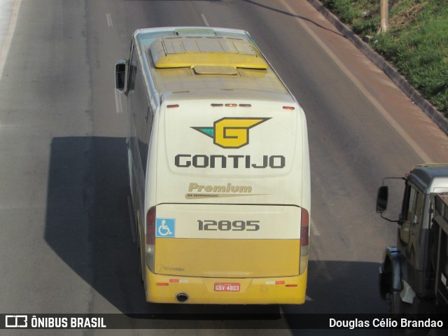 Empresa Gontijo de Transportes 12895 na cidade de Belo Horizonte, Minas Gerais, Brasil, por Douglas Célio Brandao. ID da foto: 10539961.